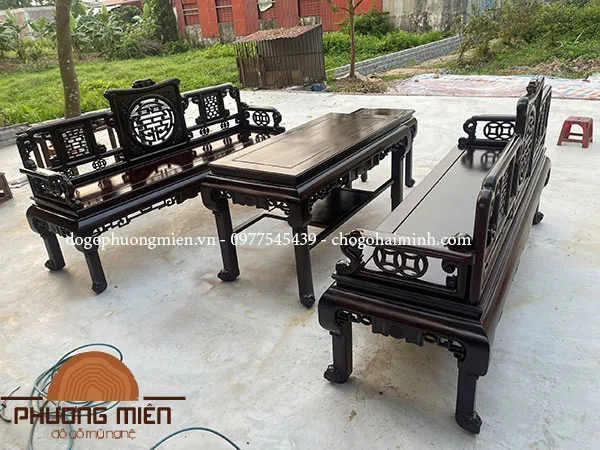 trường kỷ gỗ gụ ph&uacute;c thọ