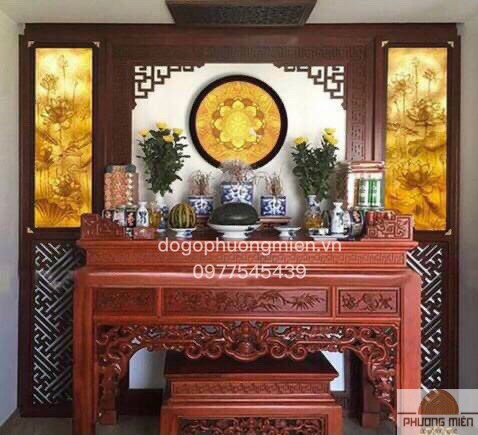 phòng thờ gỗ hiện đại đẹp tại Hà Nội