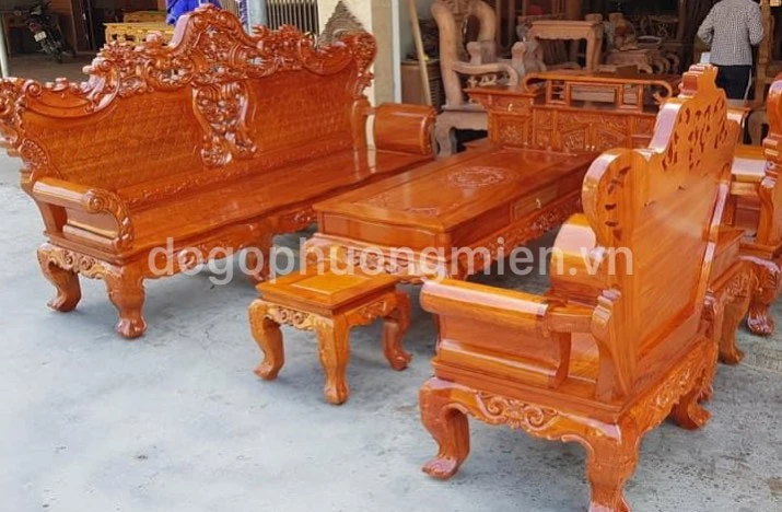 bàn ghế gỗ hương đá đẹp