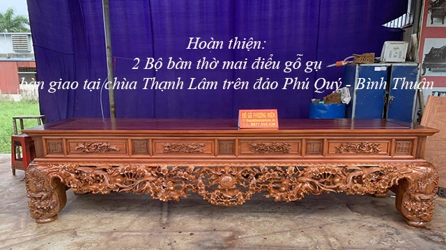 bàn thờ siêu khủng tại đảo Phú Quý Bình Thuận